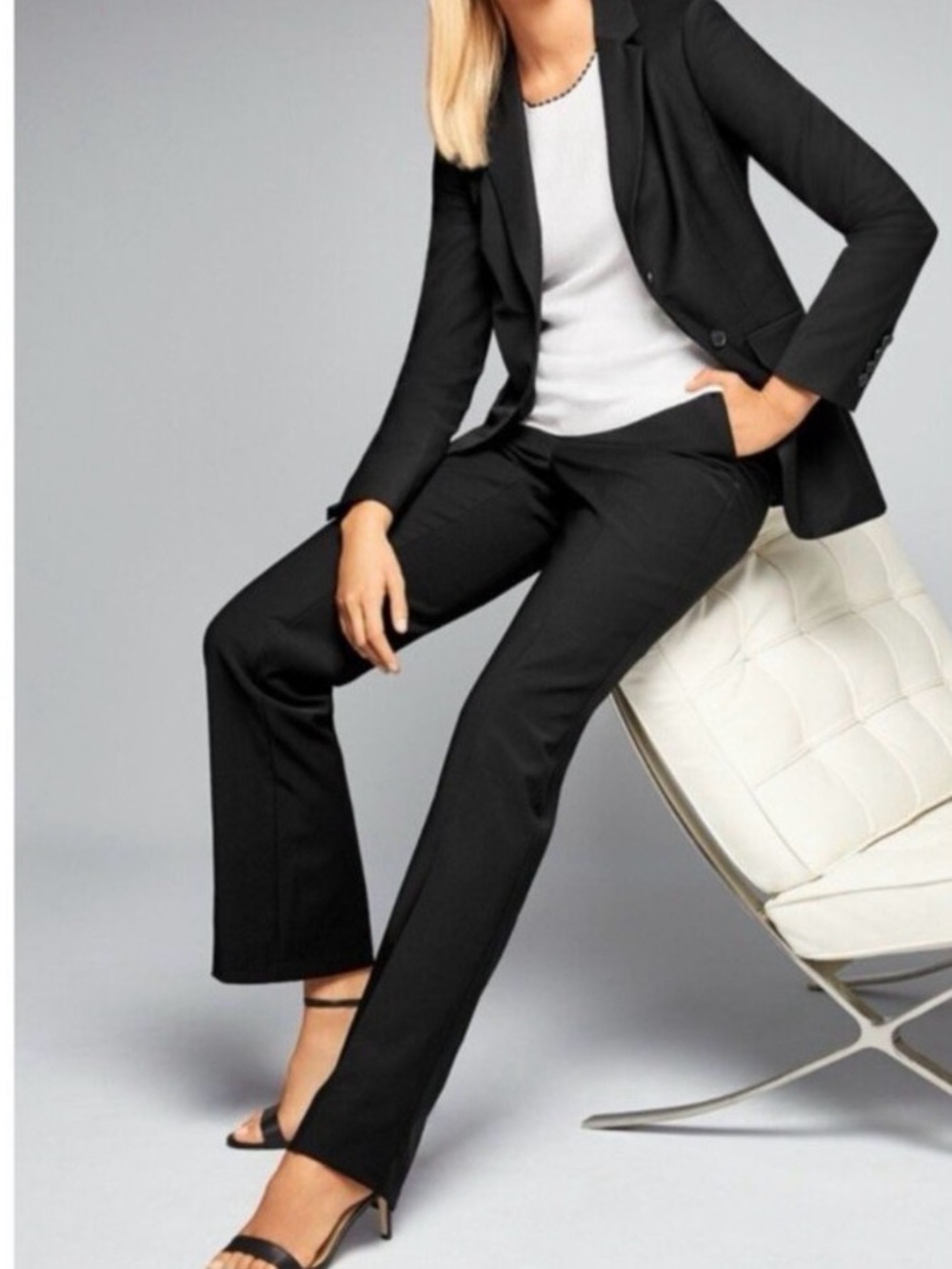 BCX (Macy’s) 2 Piece Suit: BCX Black Women’s Tailored Buisness Suit